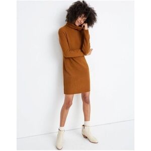 Madwell Foldover Turtleneck Sweater Dress Size XL